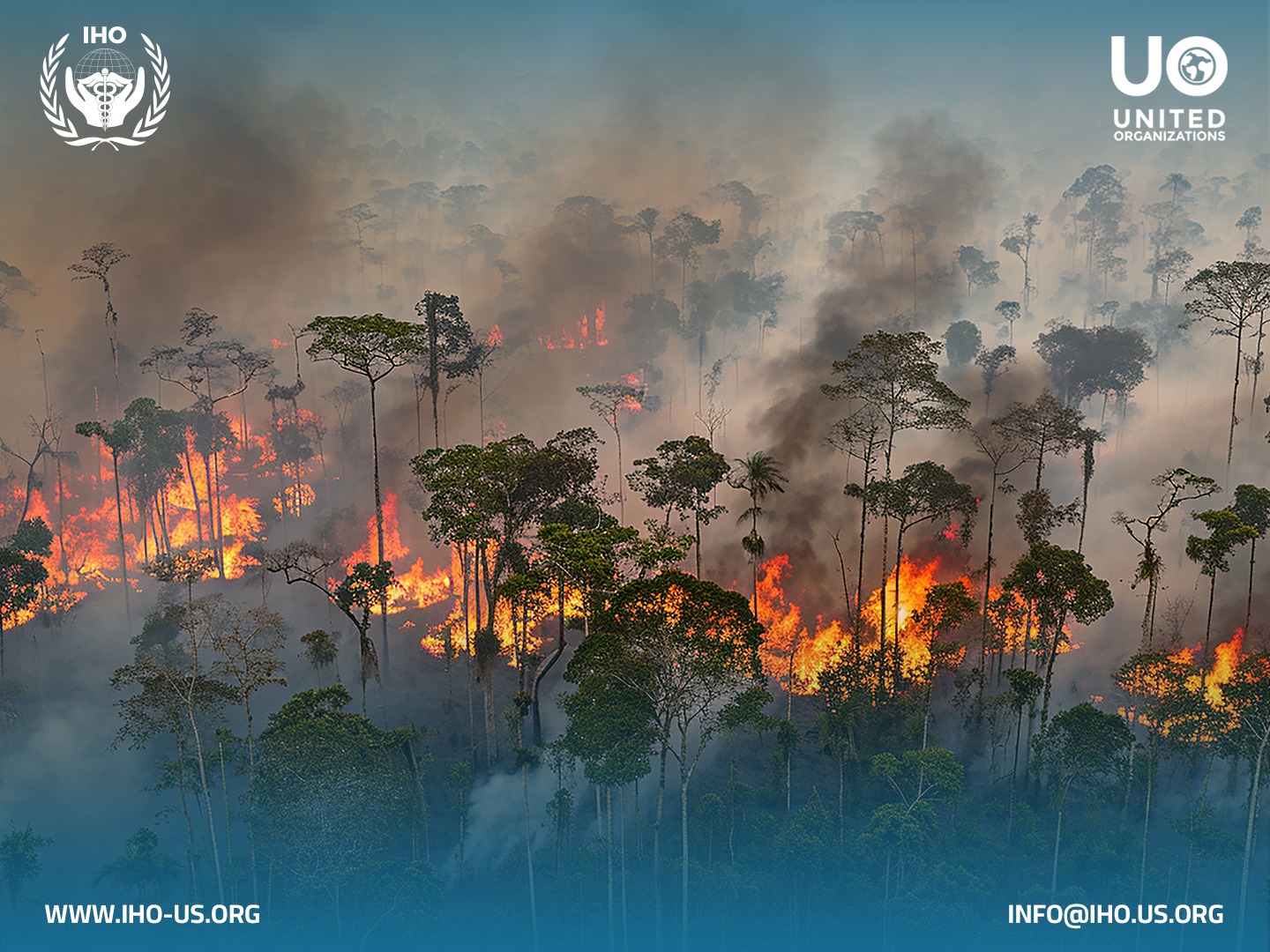 المنظمة الدولية لحقوق الإنسان تطلق حملة “نَفَس” استجابة لحرائق اللاذقية